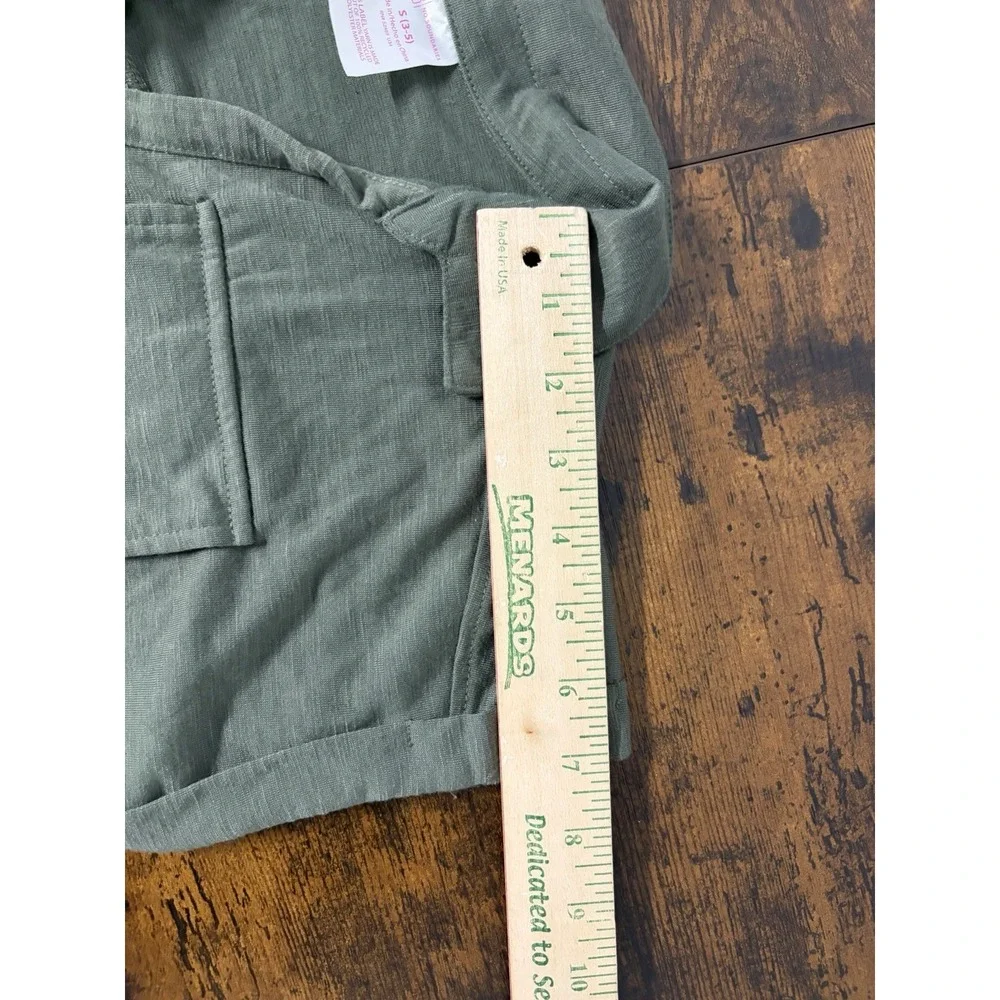 No Boundaries Sleeveless Crop Top Army Green Small NWT